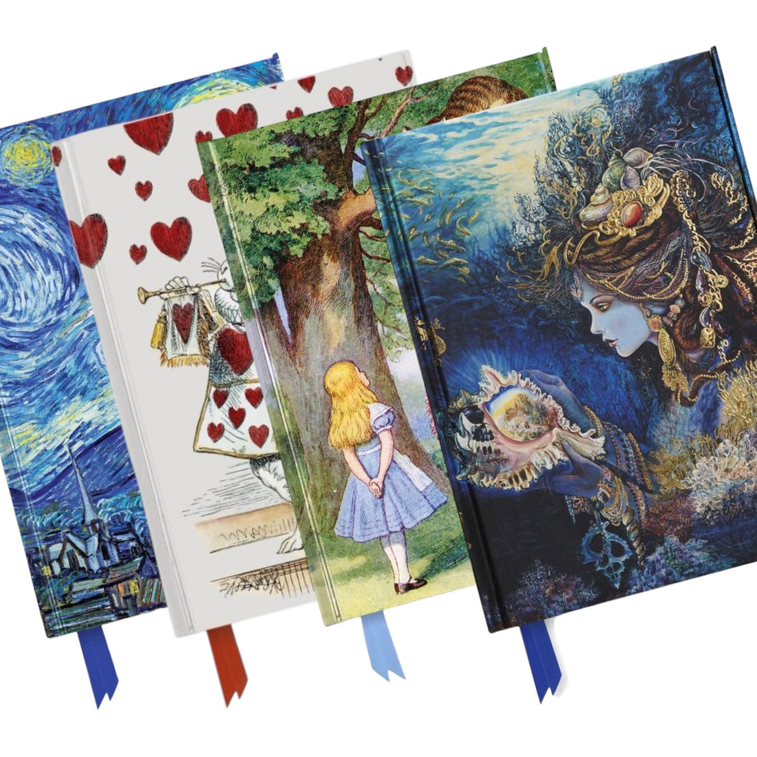 Foiled Journal Notebook - Hardcover 9.6x7.1 - Magnetic Flap - 2 Ribbon Markers - YOUR PICK