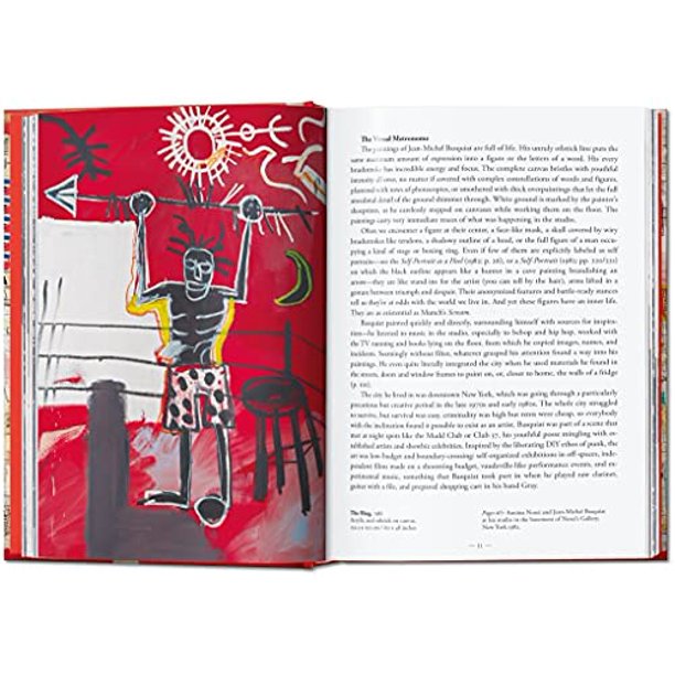 JEAN-MICHEL BASQUIAT 40th Ed. (9"x6"x2") Eleanor Nairne Taschen - Collectible Deluxe Gift Edition - Hardcover - Best Seller Boo