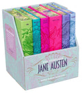 6 Book Boxed Set: Jane Austen Pride and Prejudice, Emma, Persuasion & 3 other - Deluxe Flexi Bound Faux Leather Cover - Painted Edges