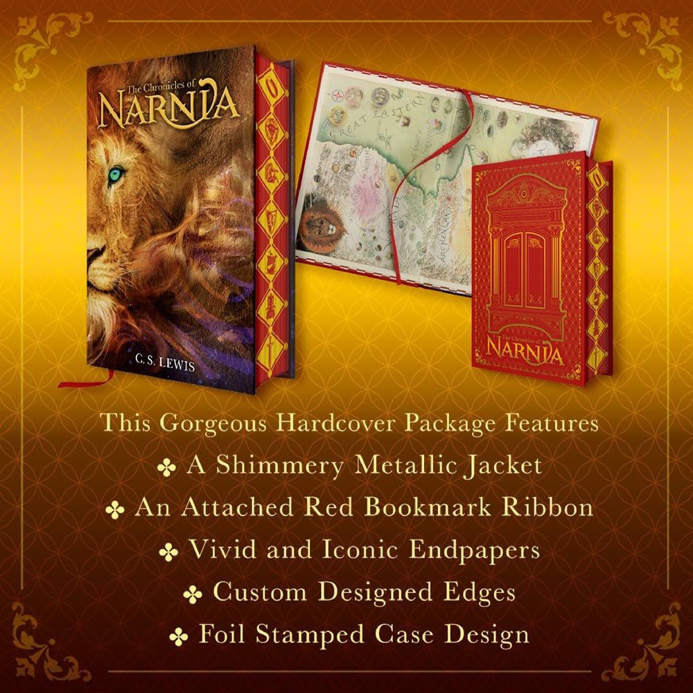 The Chronicles of Narnia Deluxe Edition: 7 in 1 - Deluxe Sprayed Edges Hardcover