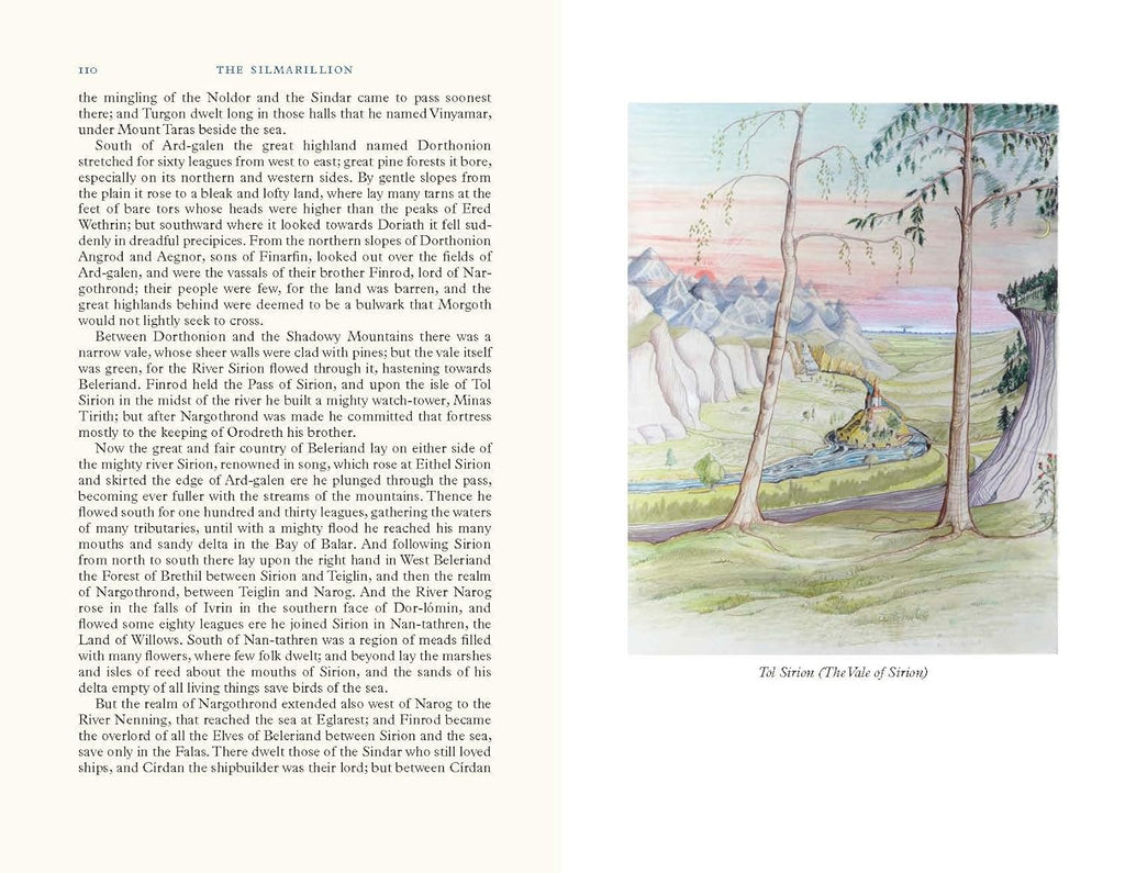 The Silmarillion: Illustrated by J.R.R. Tolkien - Deluxe Hardcover