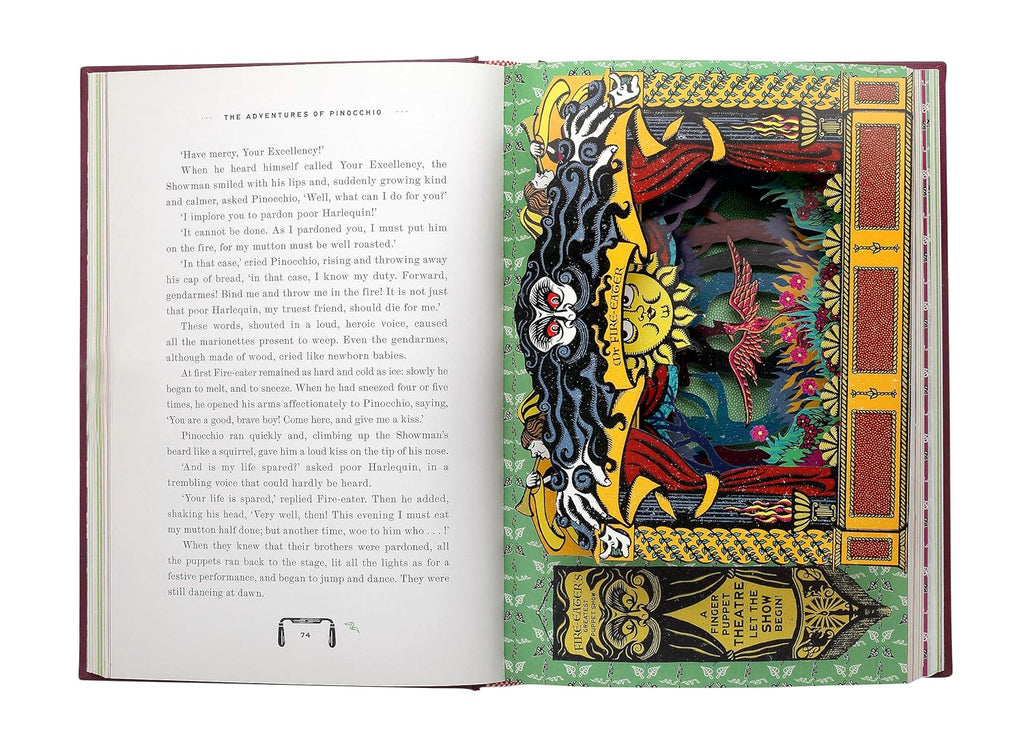 The Adventures of Pinocchio - Ilustrated with Interactive Elements - Hardcover