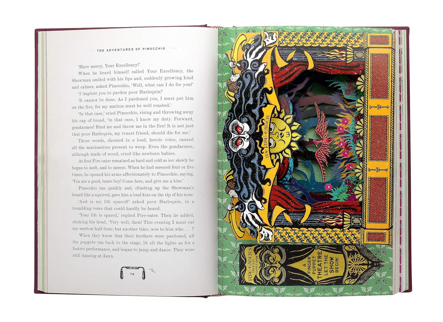 The Adventures of Pinocchio - Ilustrated with Interactive Elements - Hardcover