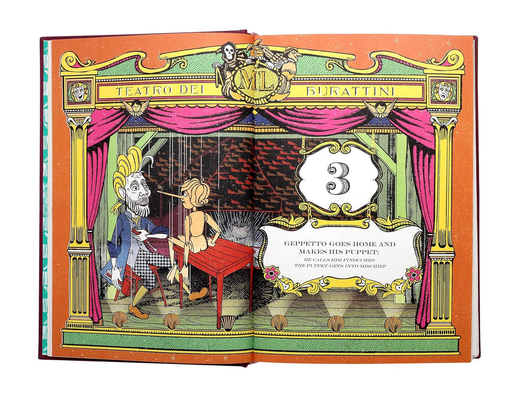 The Adventures of Pinocchio - Ilustrated with Interactive Elements - Hardcover