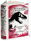 Jurassic Park/The Lost World by Michael Crichton - Collectible Leather Bound Hardcover