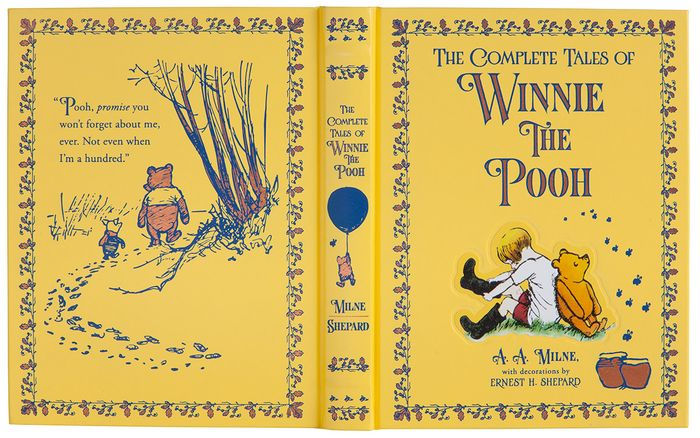 The Complete Tales of Winnie-the-Pooh by A. A. Milne - Collectible Illustrated Leather Bound Hardcover