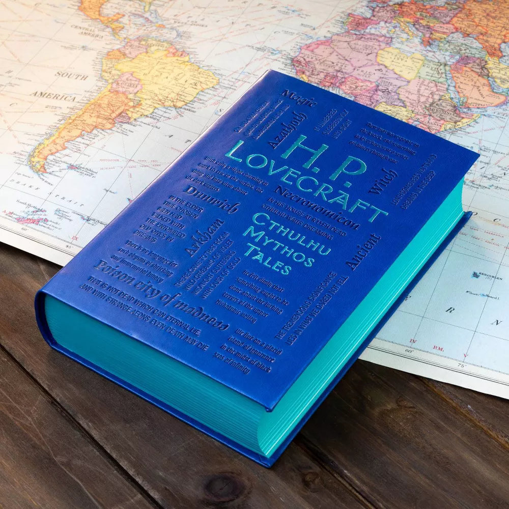 H. P. Lovecraft Cthulhu Mythos Tales - Collectible Soft Leather Feel Cover - Colorful Sprayed Edges