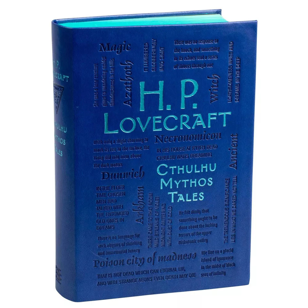 H. P. Lovecraft Cthulhu Mythos Tales - Collectible Soft Leather Feel Cover - Colorful Sprayed Edges