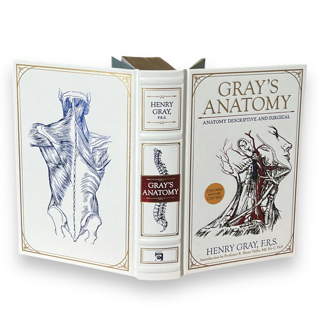 Gray's Anatomy: Anatomy Descriptive and Surgical Henry Gray - Collectible Leather Bound Hardcover