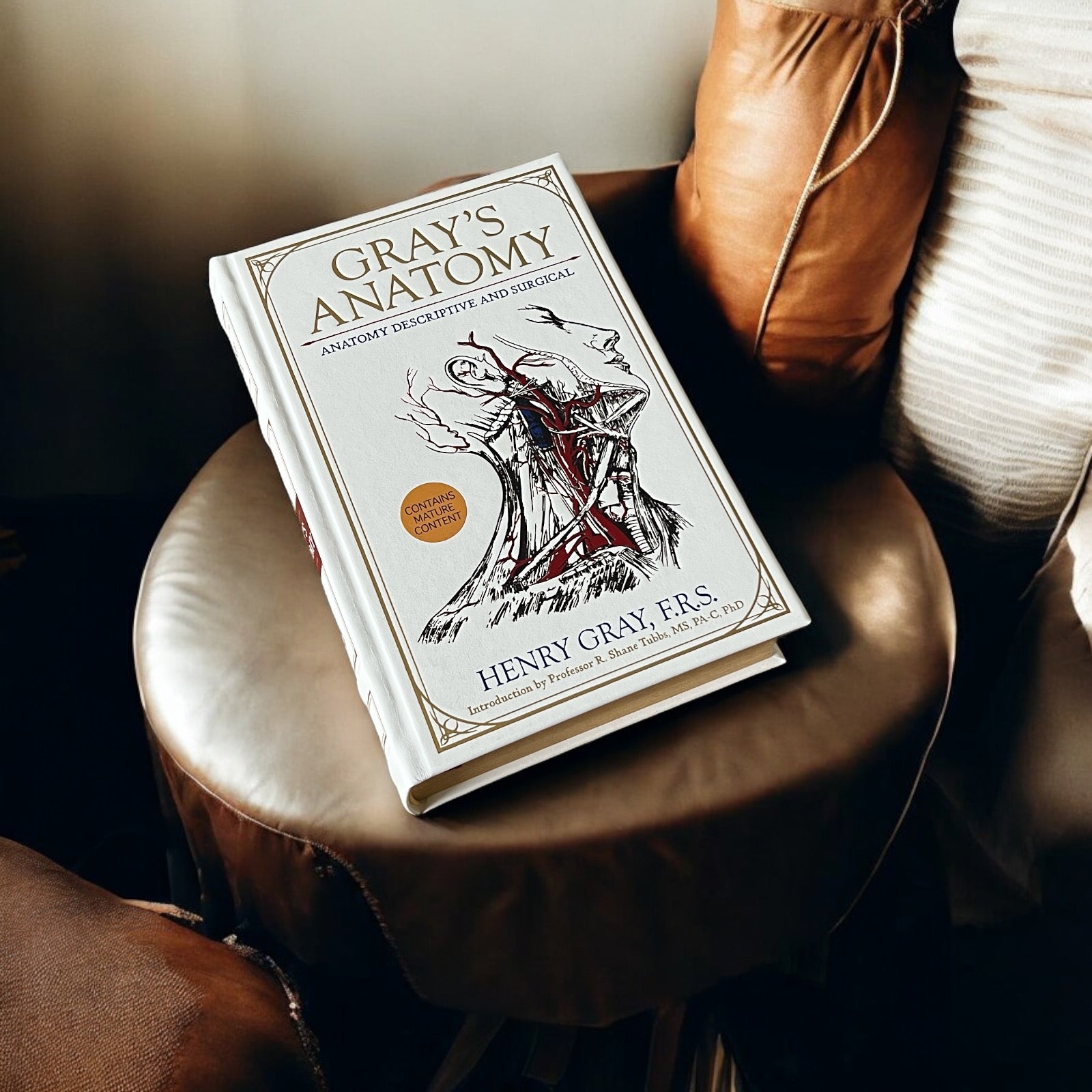 Gray's Anatomy: Anatomy Descriptive and Surgical Henry Gray - Collectible Leather Bound Hardcover