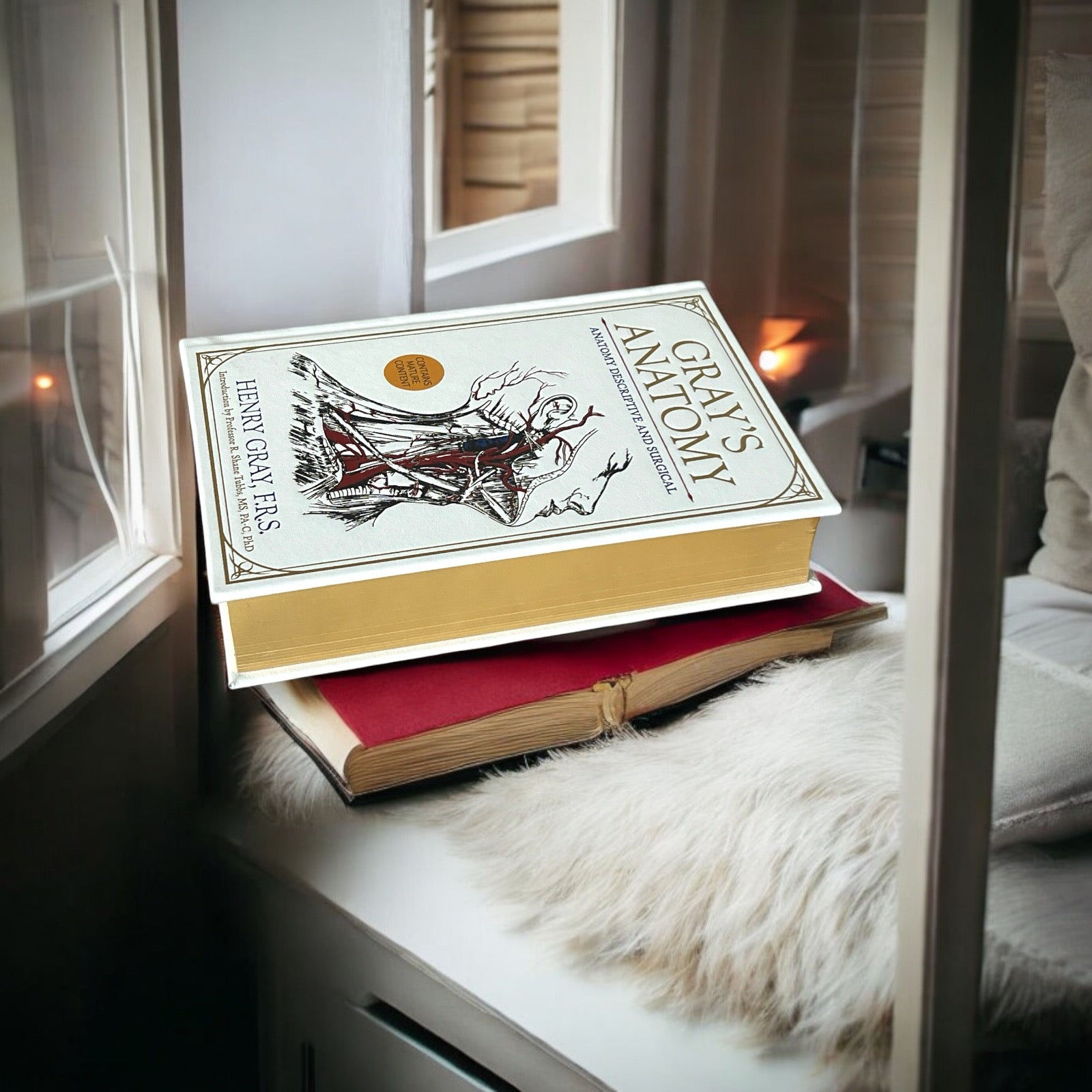 Gray's Anatomy: Anatomy Descriptive and Surgical Henry Gray - Collectible Leather Bound Hardcover