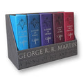 5-Book Boxed Set A Game of Thrones (Song of Ice and Fire) by George R. R. Martin - Flexi Bound Faux Leather-Cloth Cover