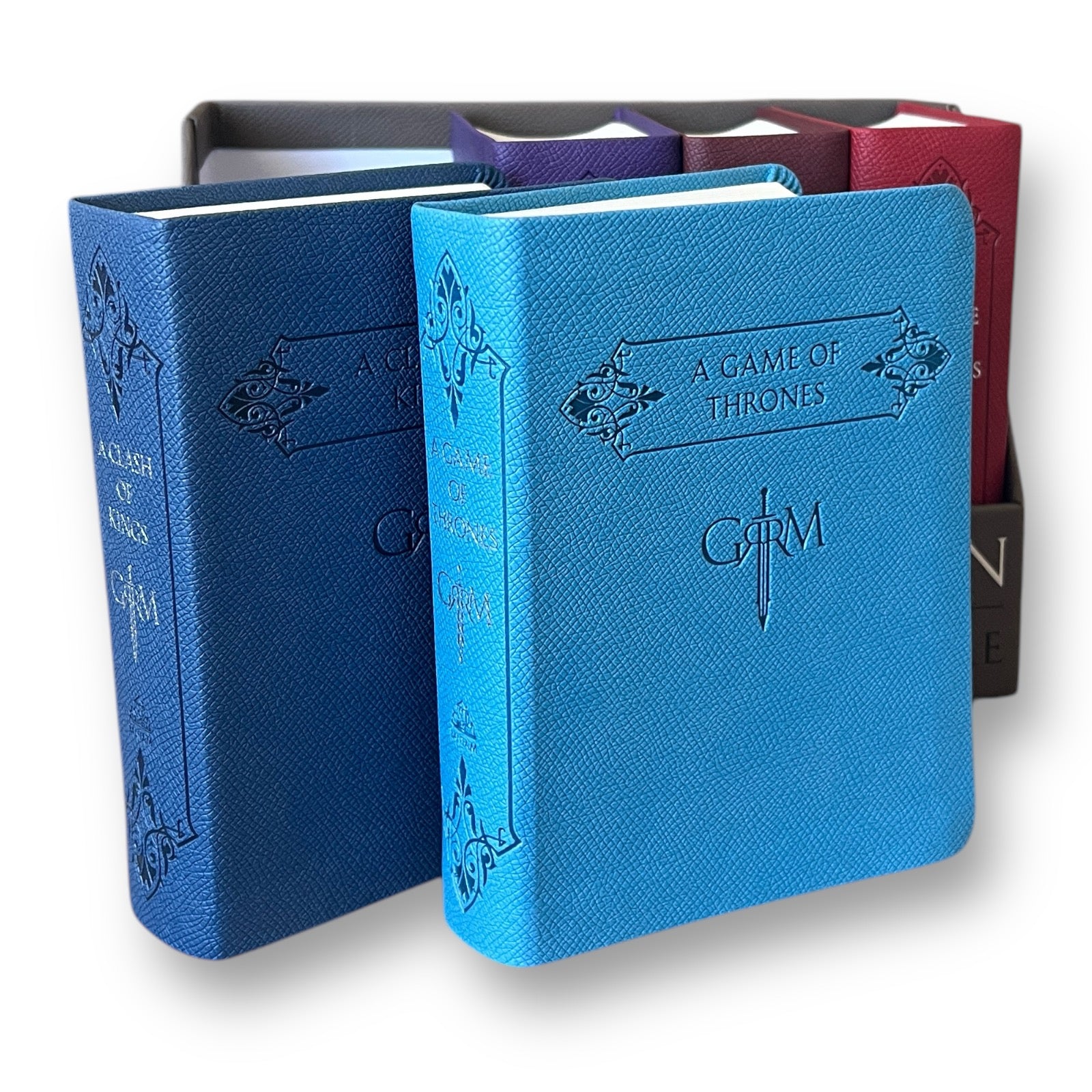 5-Book Boxed Set A Game of Thrones (Song of Ice and Fire) by George R. R. Martin - Flexi Bound Faux Leather-Cloth Cover