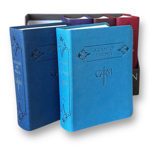 5-Book Boxed Set A Game of Thrones (Song of Ice and Fire) by George R. R. Martin - Flexi Bound Faux Leather-Cloth Cover