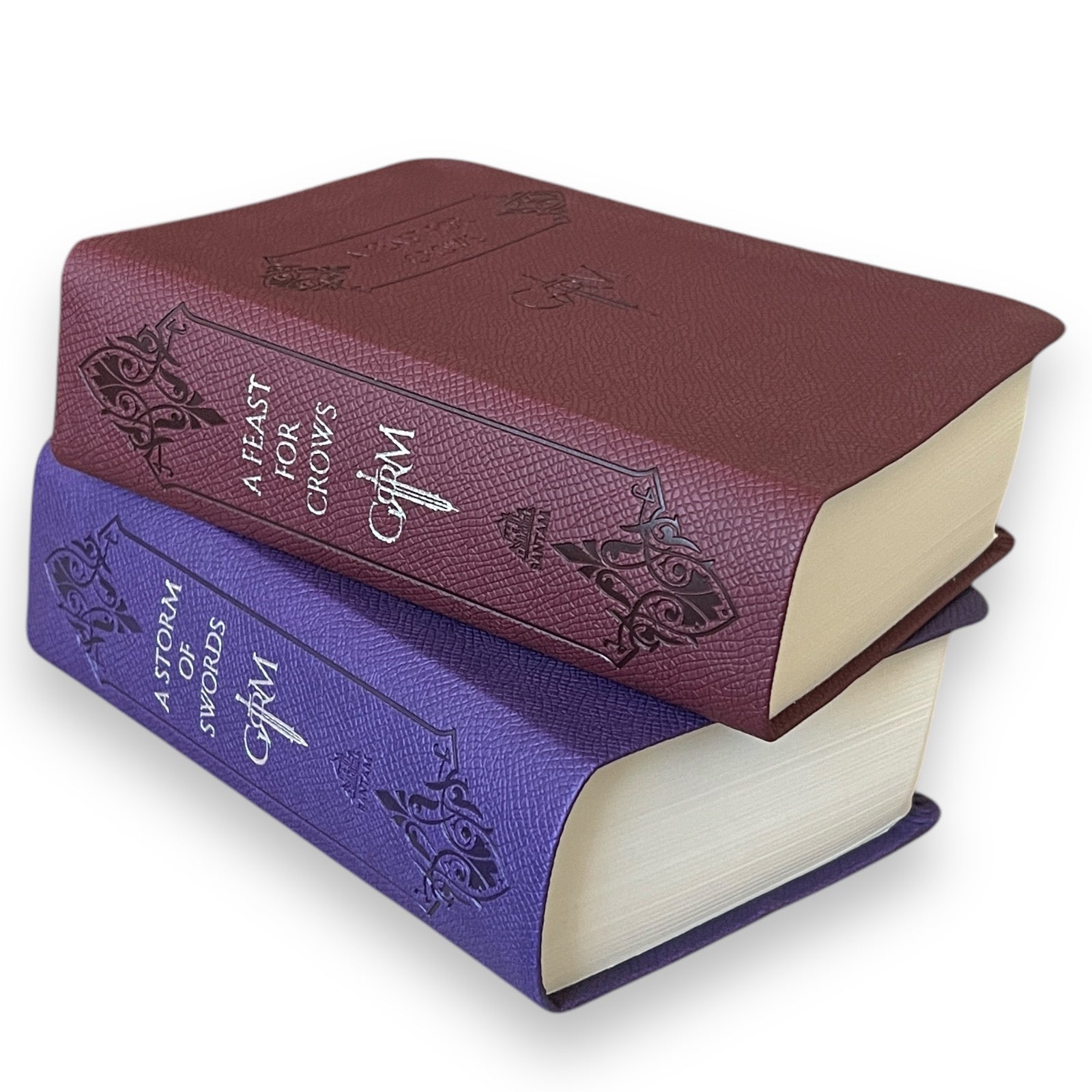 5-Book Boxed Set A Game of Thrones (Song of Ice and Fire) by George R. R. Martin - Flexi Bound Faux Leather-Cloth Cover