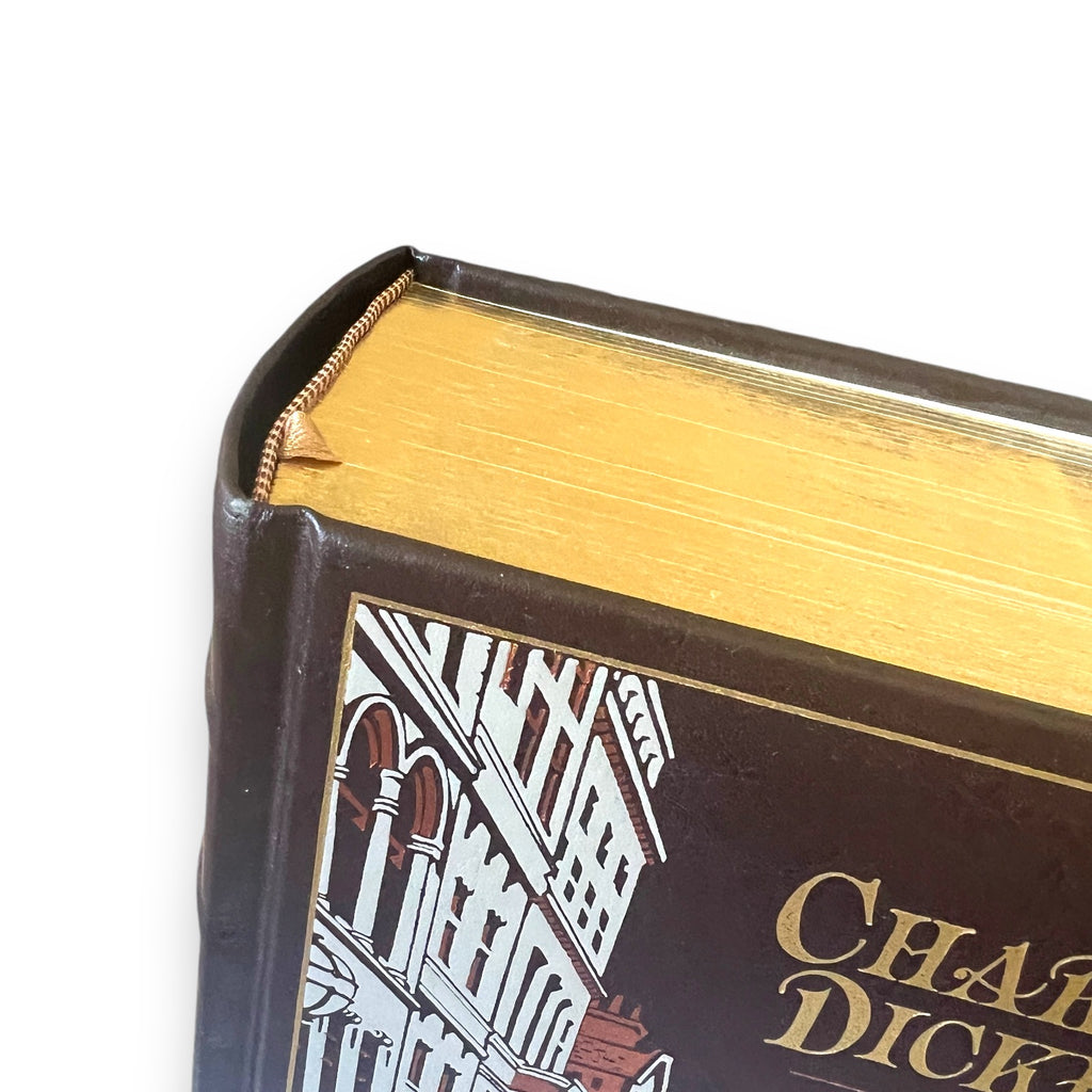 Charles Dickens 5 novels: Christmas Carol, Great Expectations +3 - Collectible Leather Bound Hardcover