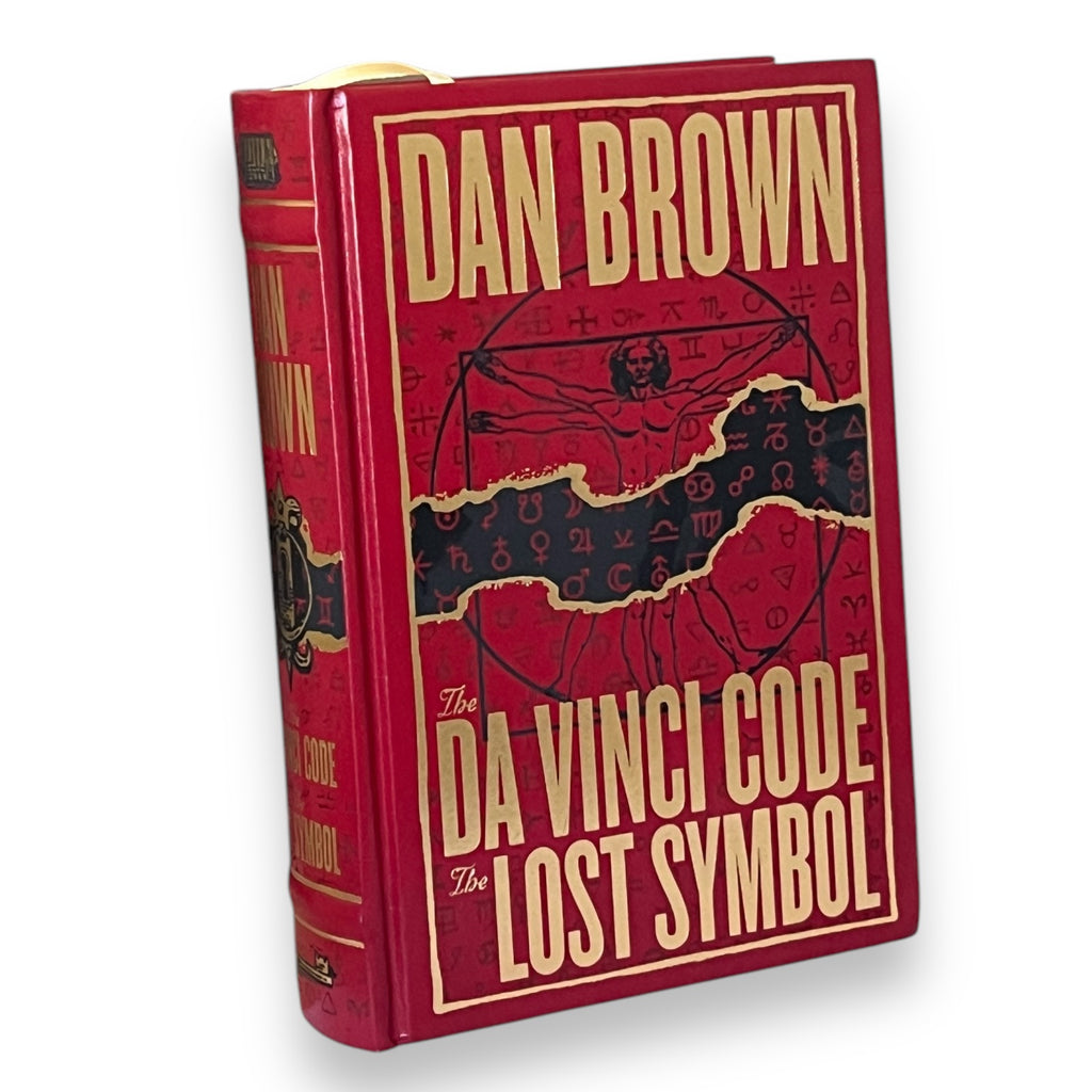 Da Vinci Code + Lost Symbol by Dan Brown - Collectible Leather Bound Hardcover - Barnes & Noble, 1996