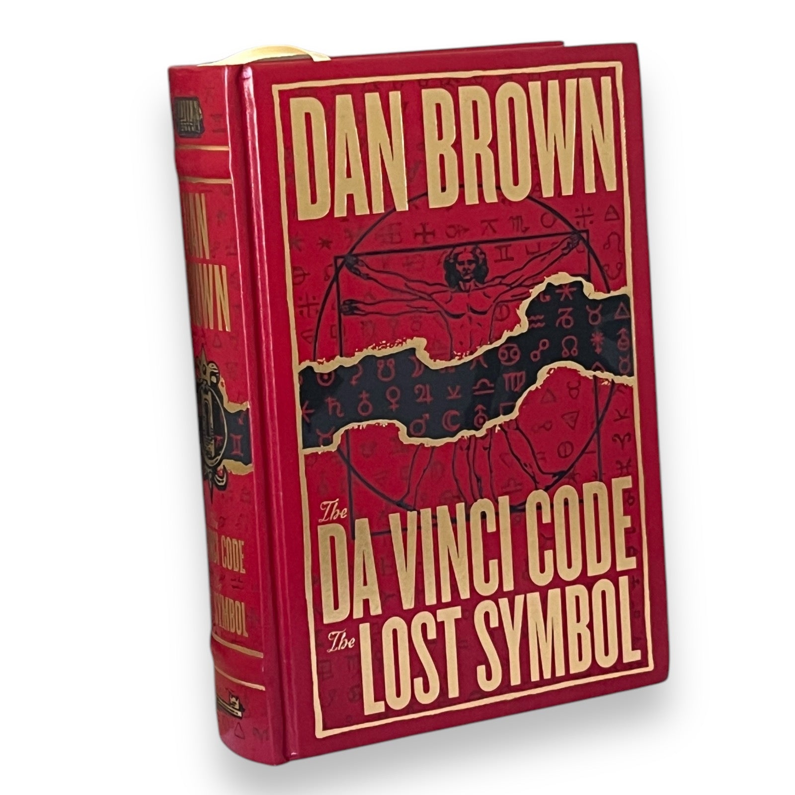 Da Vinci Code + Lost Symbol by Dan Brown - Collectible Leather Bound Hardcover - Barnes & Noble, 1996