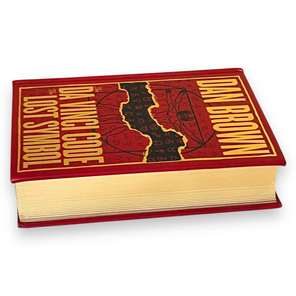 Da Vinci Code + Lost Symbol by Dan Brown - Collectible Leather Bound Hardcover - Barnes & Noble, 1996