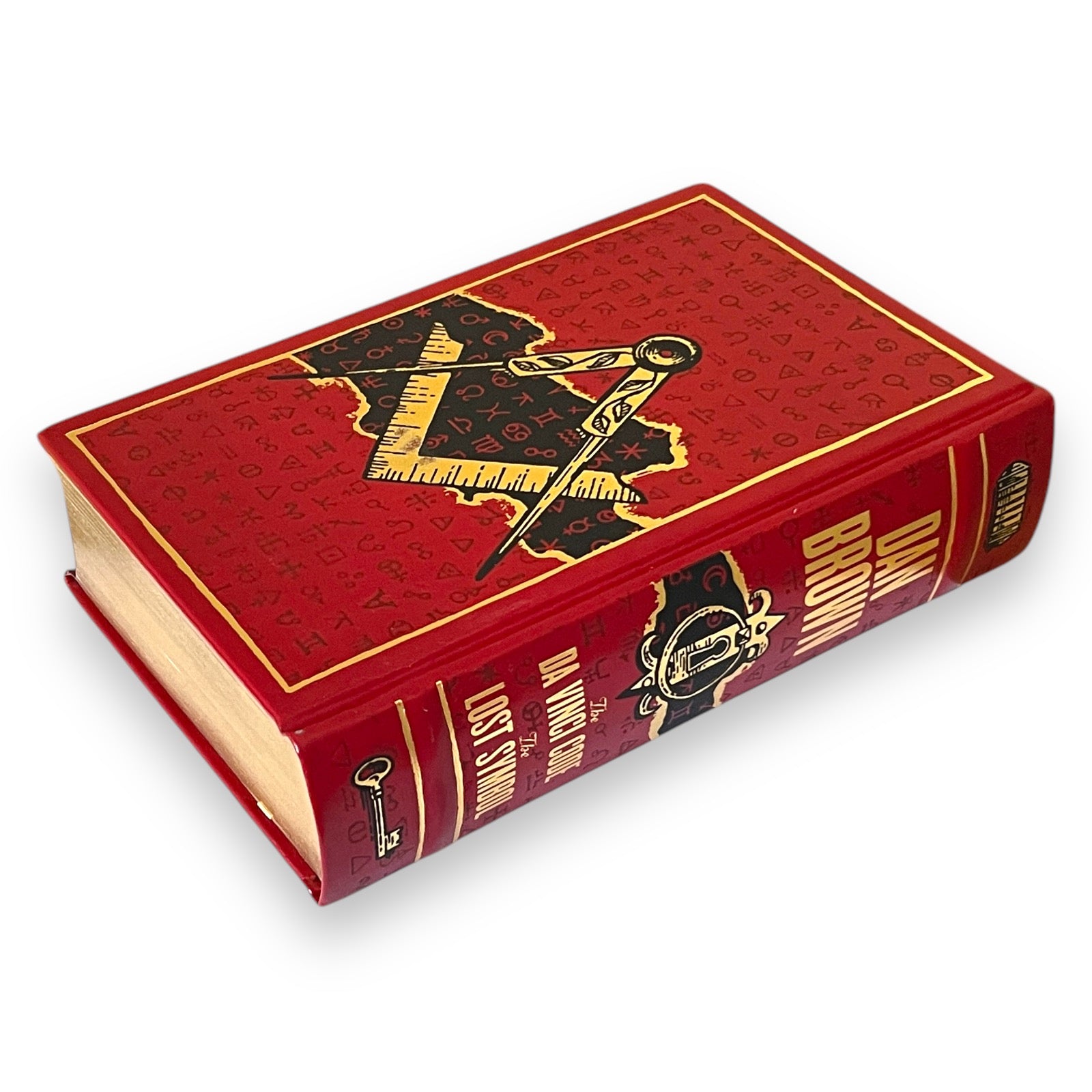 Da Vinci Code + Lost Symbol by Dan Brown - Collectible Leather Bound Hardcover - Barnes & Noble, 1996