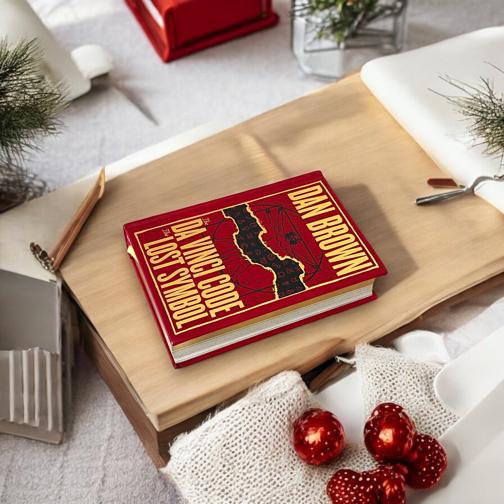 Da Vinci Code + Lost Symbol by Dan Brown - Collectible Leather Bound Hardcover - Barnes & Noble, 1996