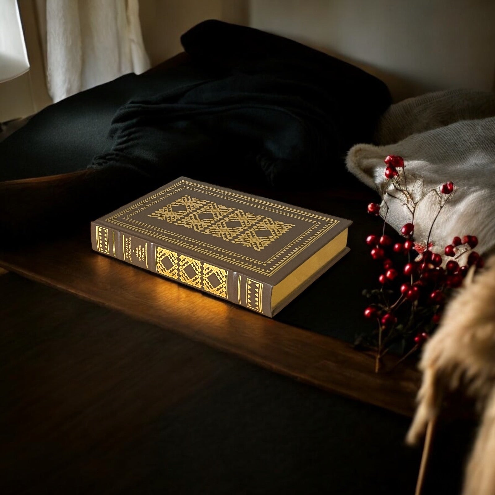 The Last of the Mohicans by James Fenimore Cooper - Leather Bound -The Franklin Library, 1982