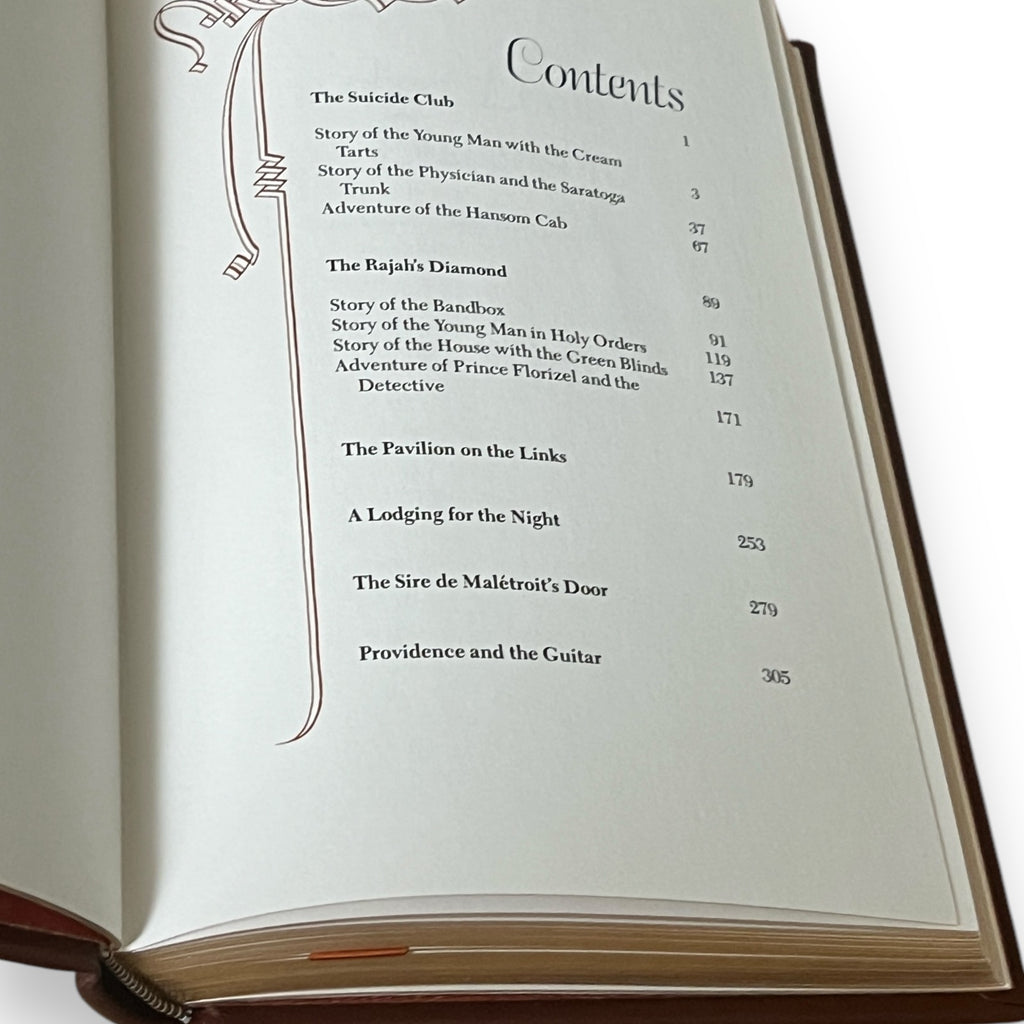 New Arabian Nights by Robert Louis Stevenson - Leather Bound -The Franklin Library, 1979