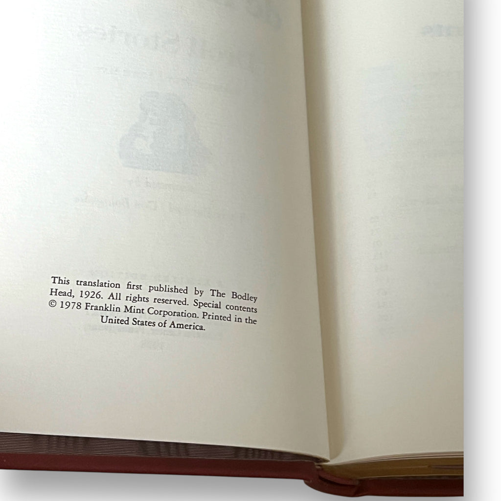 Droll Stories Honore de Balzac - Leather Bound -The Franklin Library, 1978