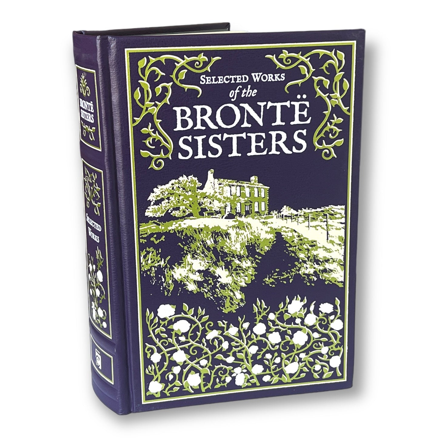 BRONTE SISTERS: Jane Eyre Wuthering Heights Tenant Of Wildfell hall - Collectible Deluxe Special Gift Edition - Leather Bound Hardcover Book