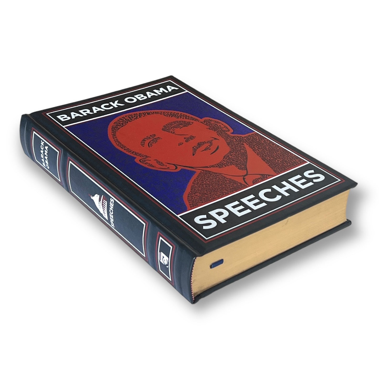 BARACK OBAMA SPEECHES - Collectible Deluxe Special Gift Edition - Leather Bound Hardcover - Best Seller - Classic Book