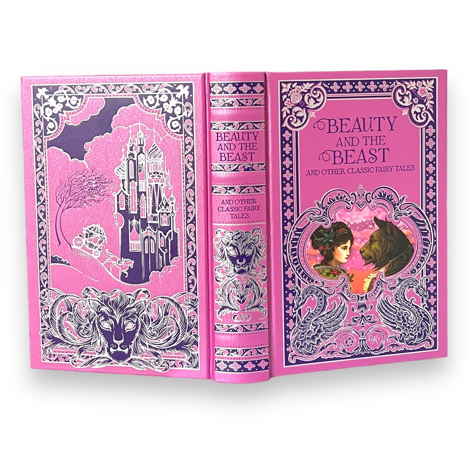 Beauty and the Beast and Other Classic Fairy Tales - Collectible Leather Bound Hardcover
