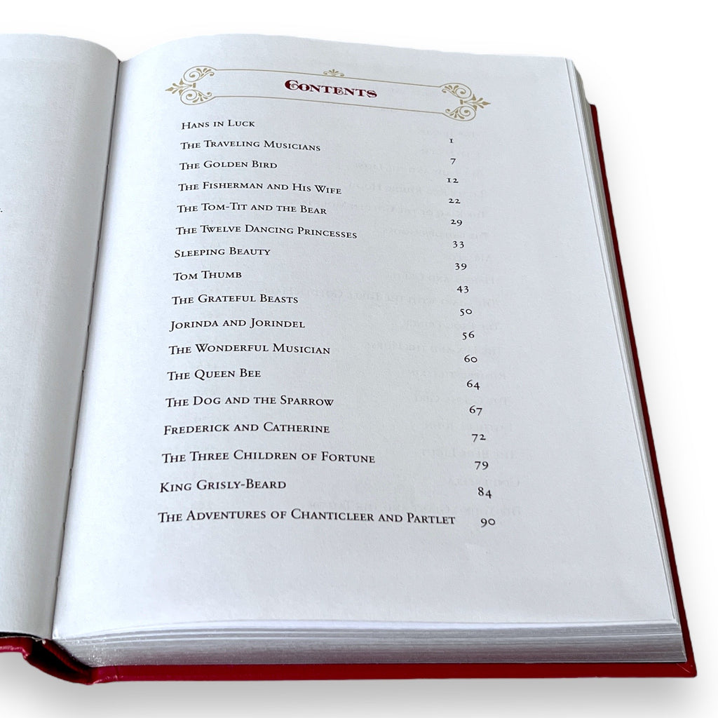 Grimm's Fairy Tales - Collectible Illustrated Leather Bound Hardcover