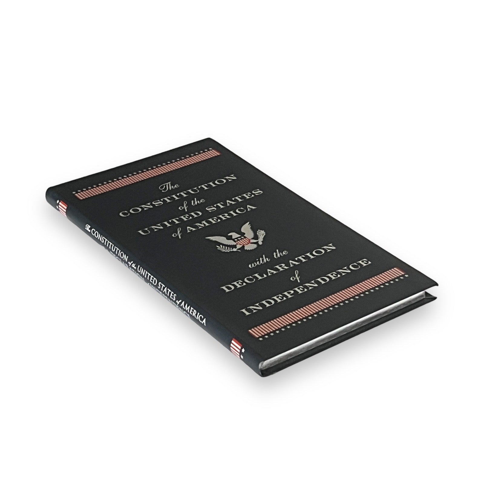 The Constitution of the United States of America with the Declaration of Independence - Collectible Pocket Size 7"X4" - Flexi Bound Faux Leather Cover