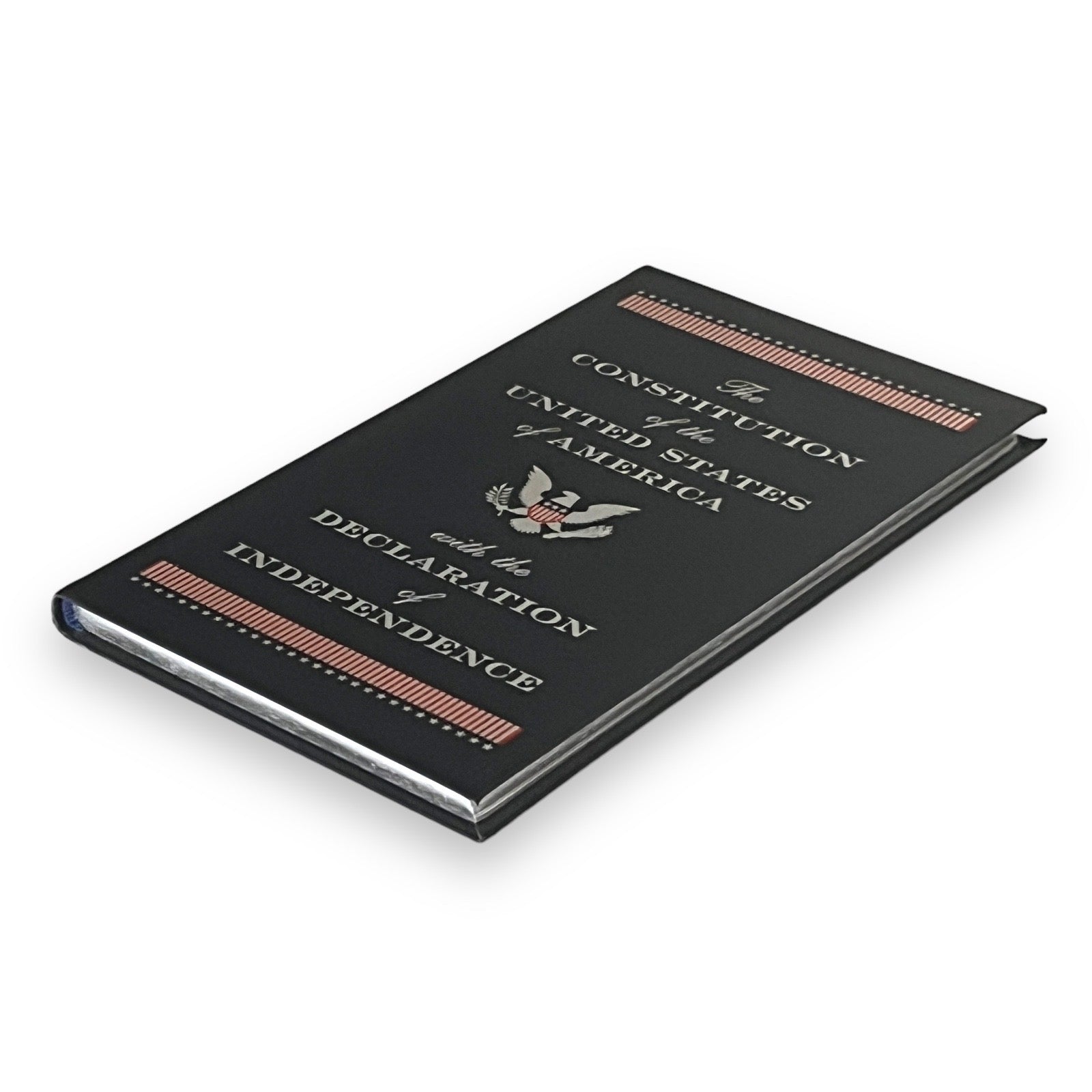 The Constitution of the United States of America with the Declaration of Independence - Collectible Pocket Size 7"X4" - Flexi Bound Faux Leather Cover