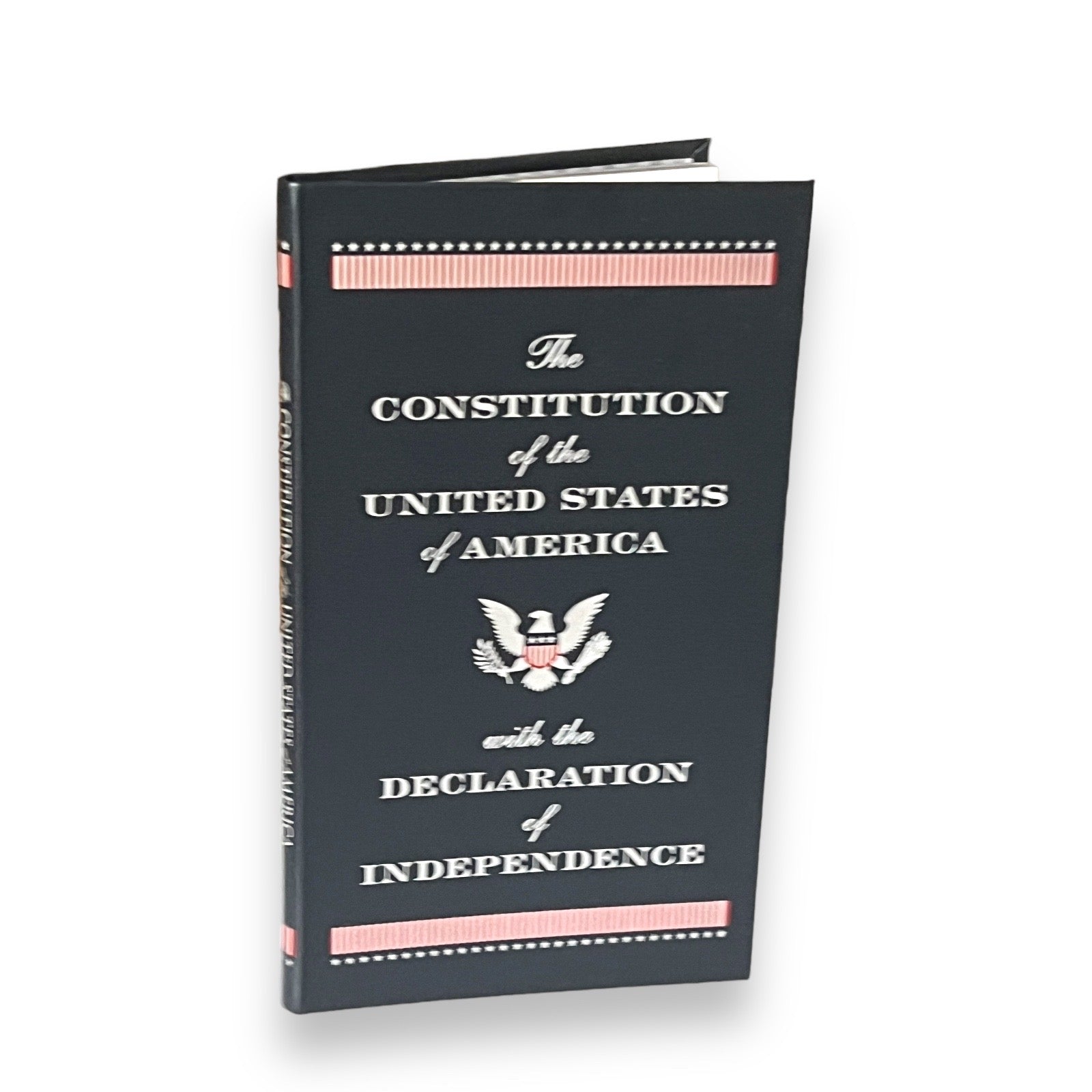 The Constitution of the United States of America with the Declaration of Independence - Collectible Pocket Size 7"X4" - Flexi Bound Faux Leather Cover