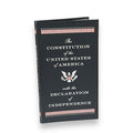 The Constitution of the United States of America with the Declaration of Independence - Collectible Pocket Size 7"X4" - Flexi Bound Faux Leather Cover