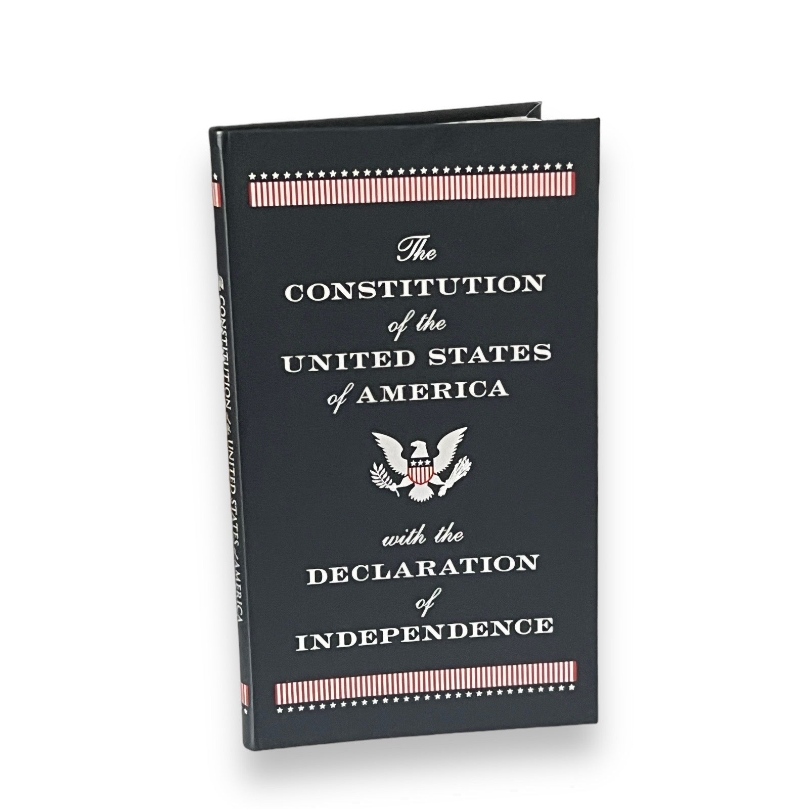 The Constitution of the United States of America with the Declaration of Independence - Collectible Pocket Size 7"X4" - Flexi Bound Faux Leather Cover