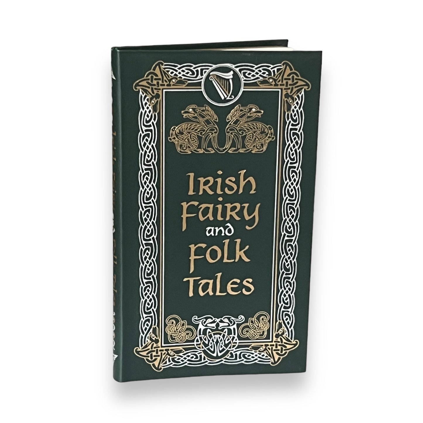 A TREASURY OF IRISH Fairy and Folk Tales - Collectible Deluxe Gift Pocket Size 7"X4" Edition - Flexi Bound Faux Leather Cover - Classic Book