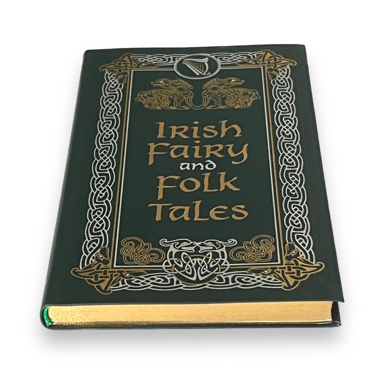 A TREASURY OF IRISH Fairy and Folk Tales - Collectible Deluxe Gift Pocket Size 7"X4" Edition - Flexi Bound Faux Leather Cover - Classic Book