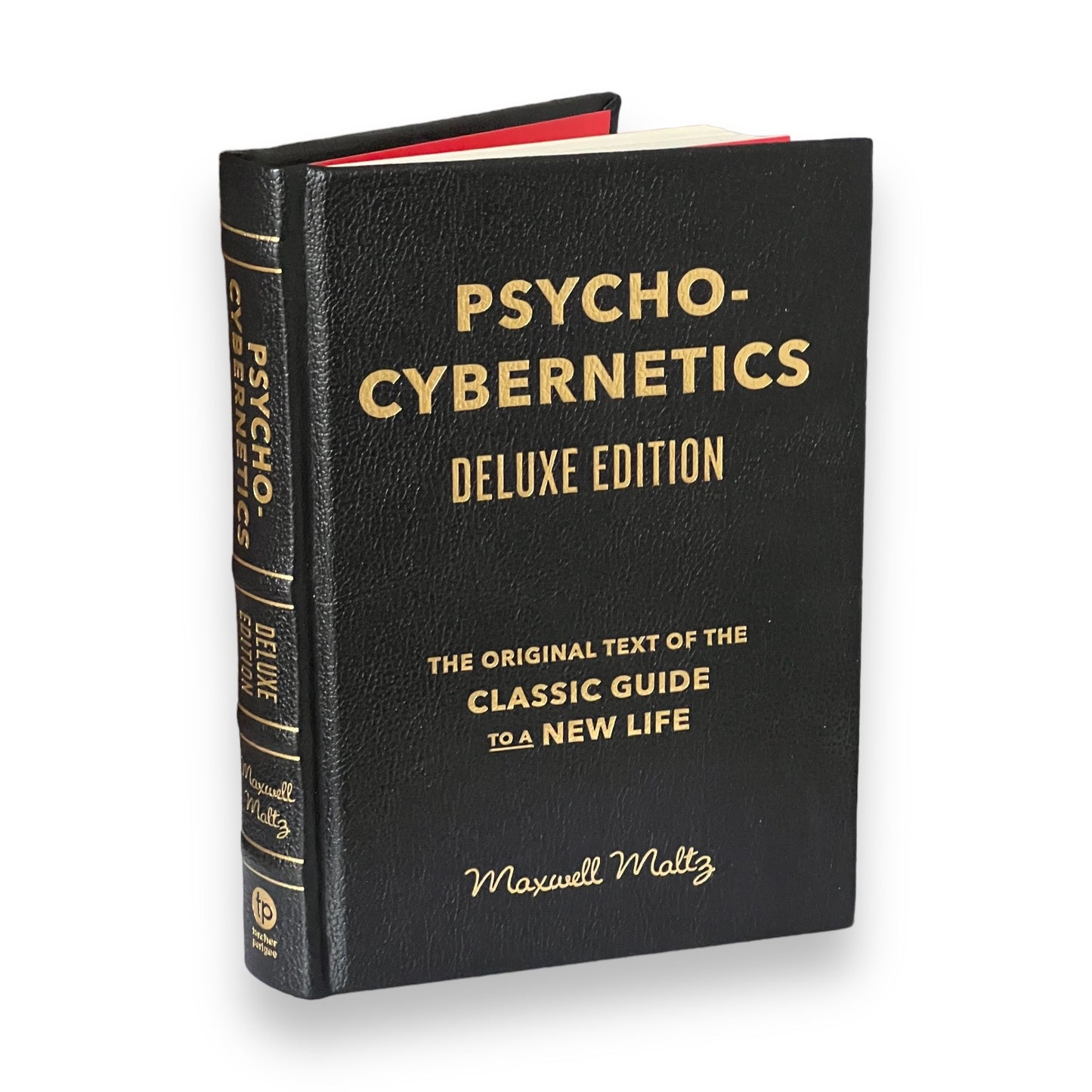 Psycho-Cybernetics by Maxwell Maltz - Collectible Deluxe Special Edition - Leather Bound Hardcover - Best Seller - Classic Book