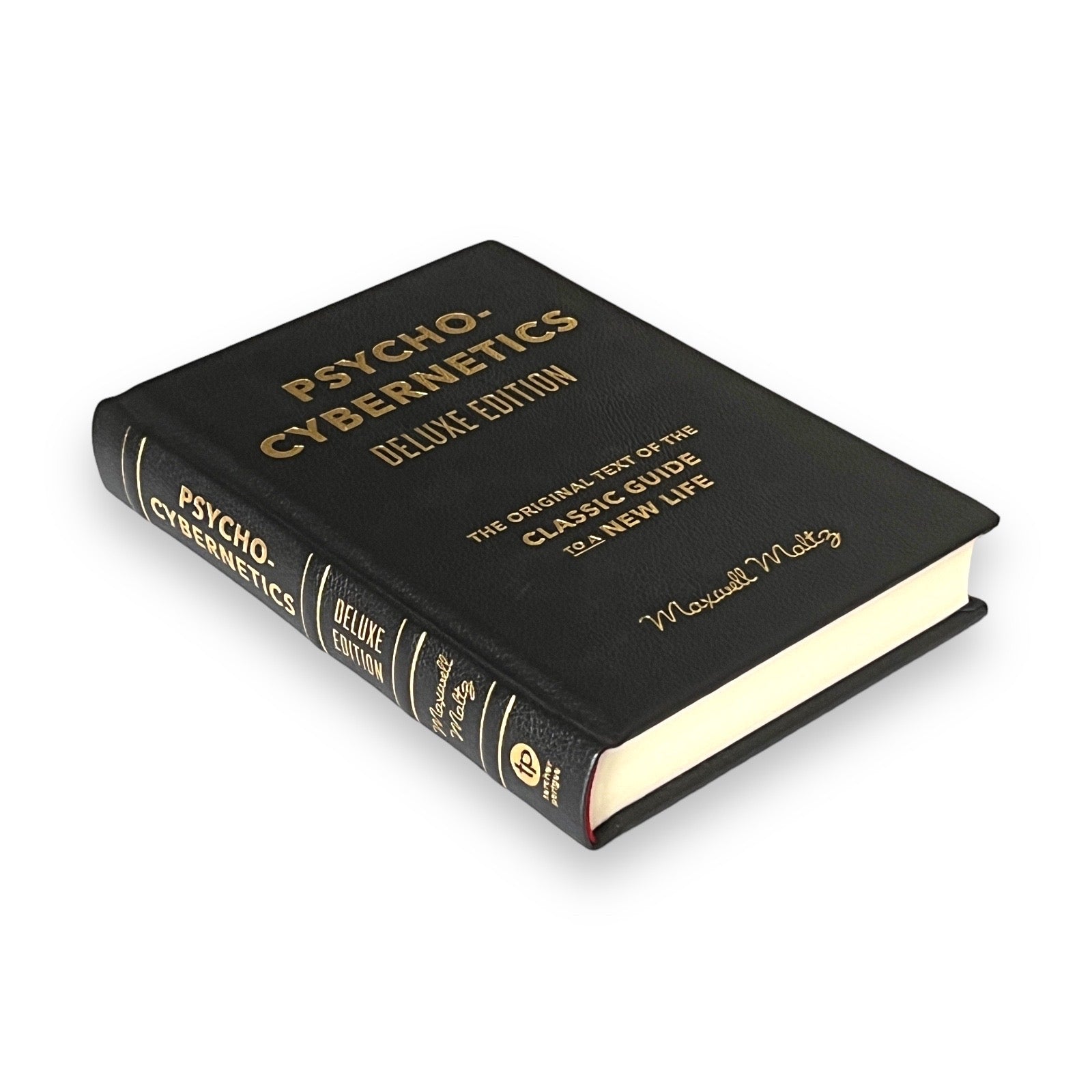 Psycho-Cybernetics by Maxwell Maltz - Collectible Leather Bound Hardcover