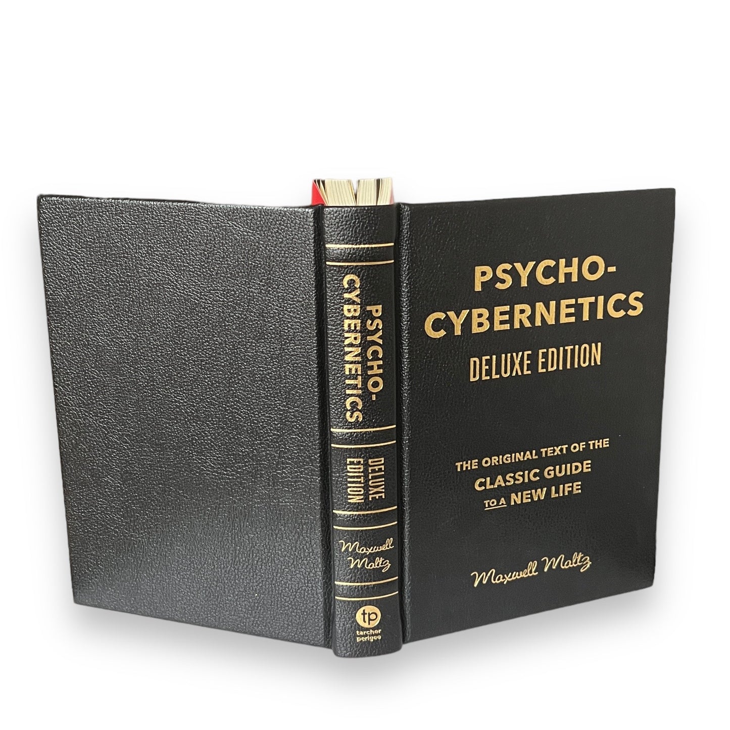 Psycho-Cybernetics by Maxwell Maltz - Collectible Deluxe Special Edition - Leather Bound Hardcover - Best Seller - Classic Book