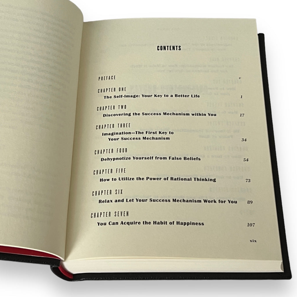 2-Book Set: THINK And GROW Rich Napoleon Hill & PSYCHO-Cybernetics Maxwell Maltz - Collectible Leather Bound Hardcover