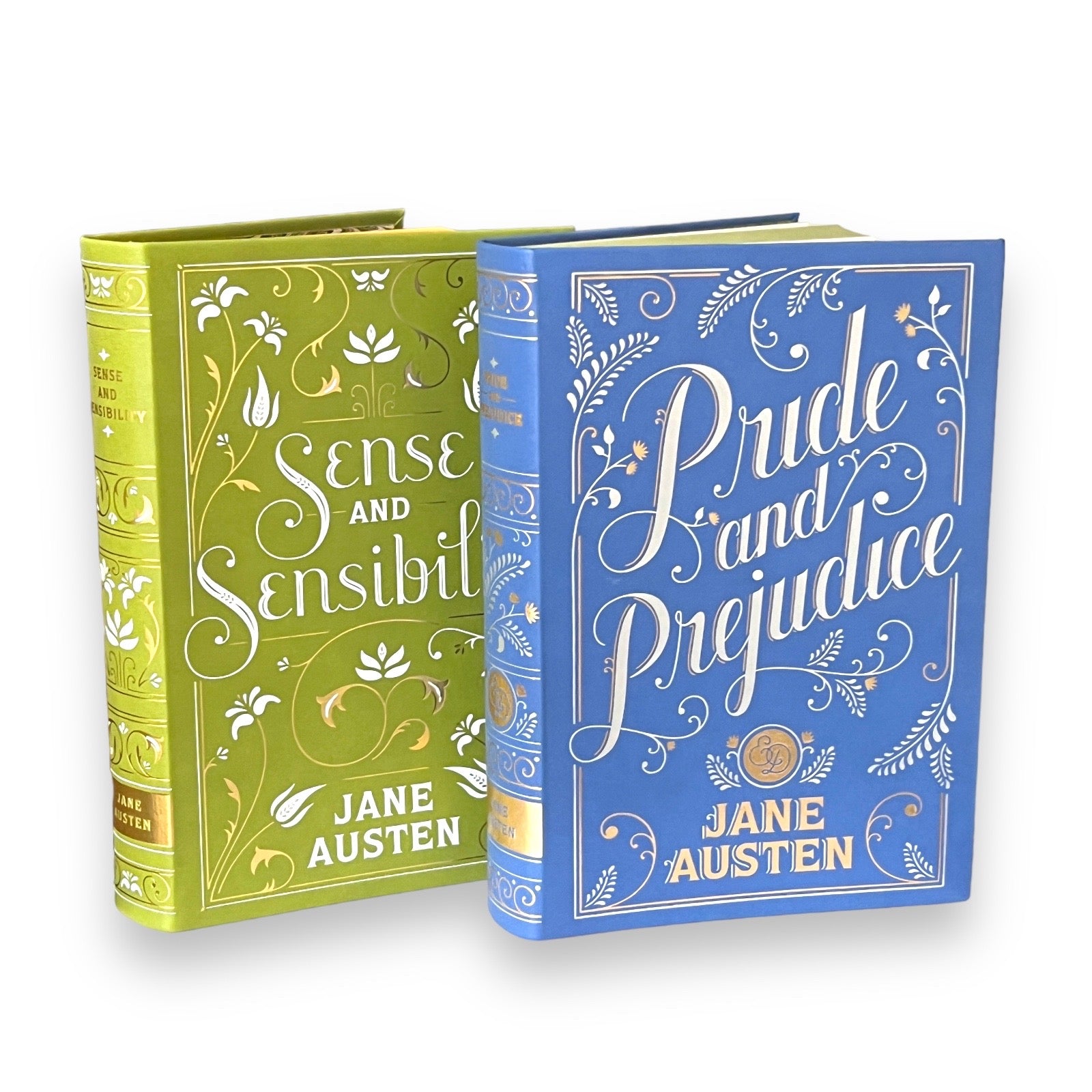 2-Book Set: Pride And Prejudice & Sense And Sensibility by Jane Austen - Collectible Flexi Bound Faux Leather Cover