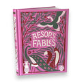 Aesop's Illustrated Fables Fairy Tales - Collectible Leather Bound Hardcover