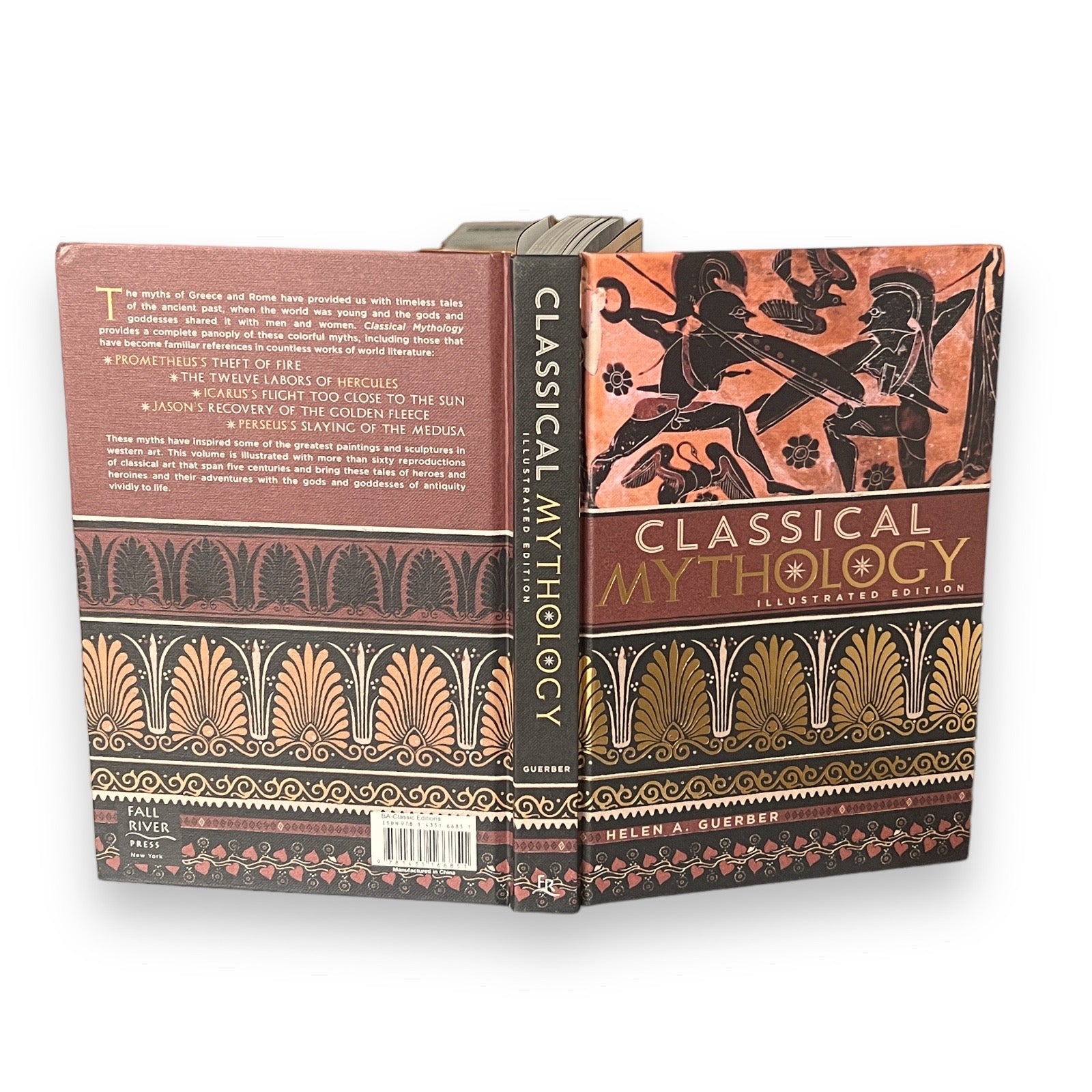 Classical Mythology: Illustrated Edition by H.A. Guerber - Full-Color Deluxe Hardcover