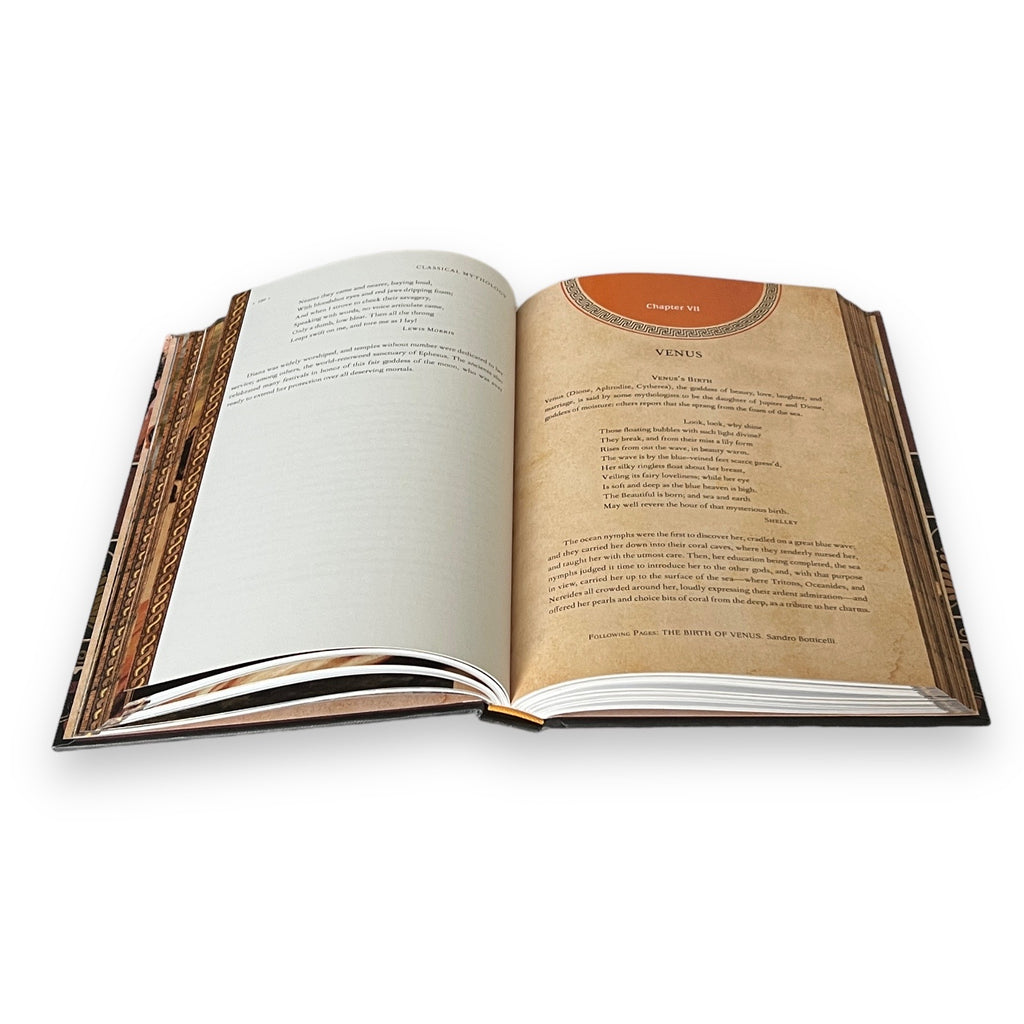 Classical Mythology: Illustrated Edition by H.A. Guerber - Full-Color Deluxe Hardcover