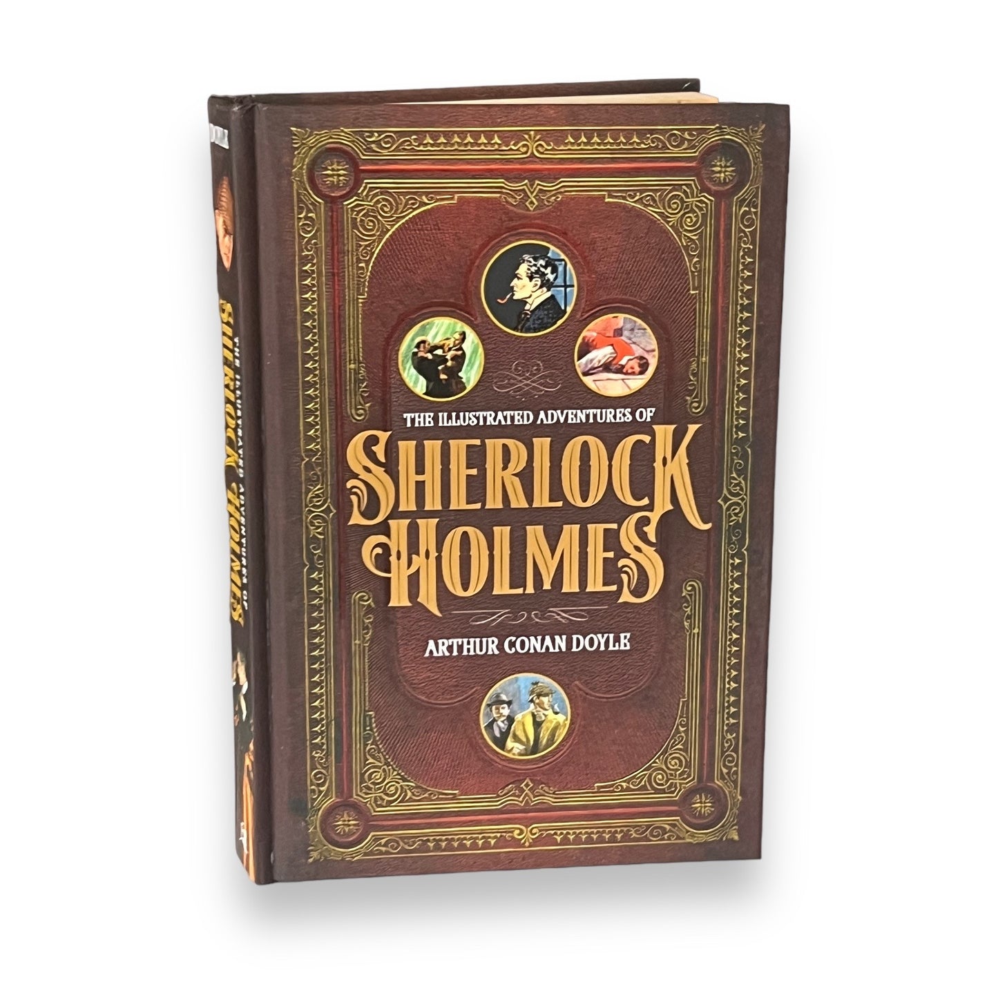 ILLUSTRATED SHERLOCK HOLMES by Arthur Conan Doyle - Collectible Deluxe Gift Edition - Hardcover - Best Seller - Classic Book