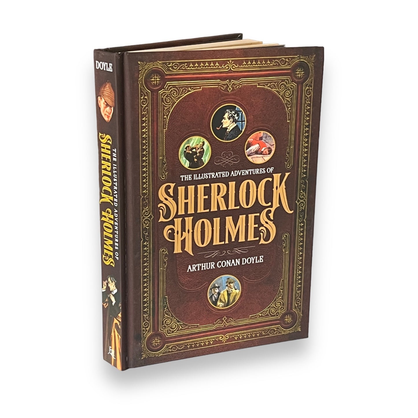 ILLUSTRATED SHERLOCK HOLMES by Arthur Conan Doyle - Collectible Deluxe Gift Edition - Hardcover - Best Seller - Classic Book