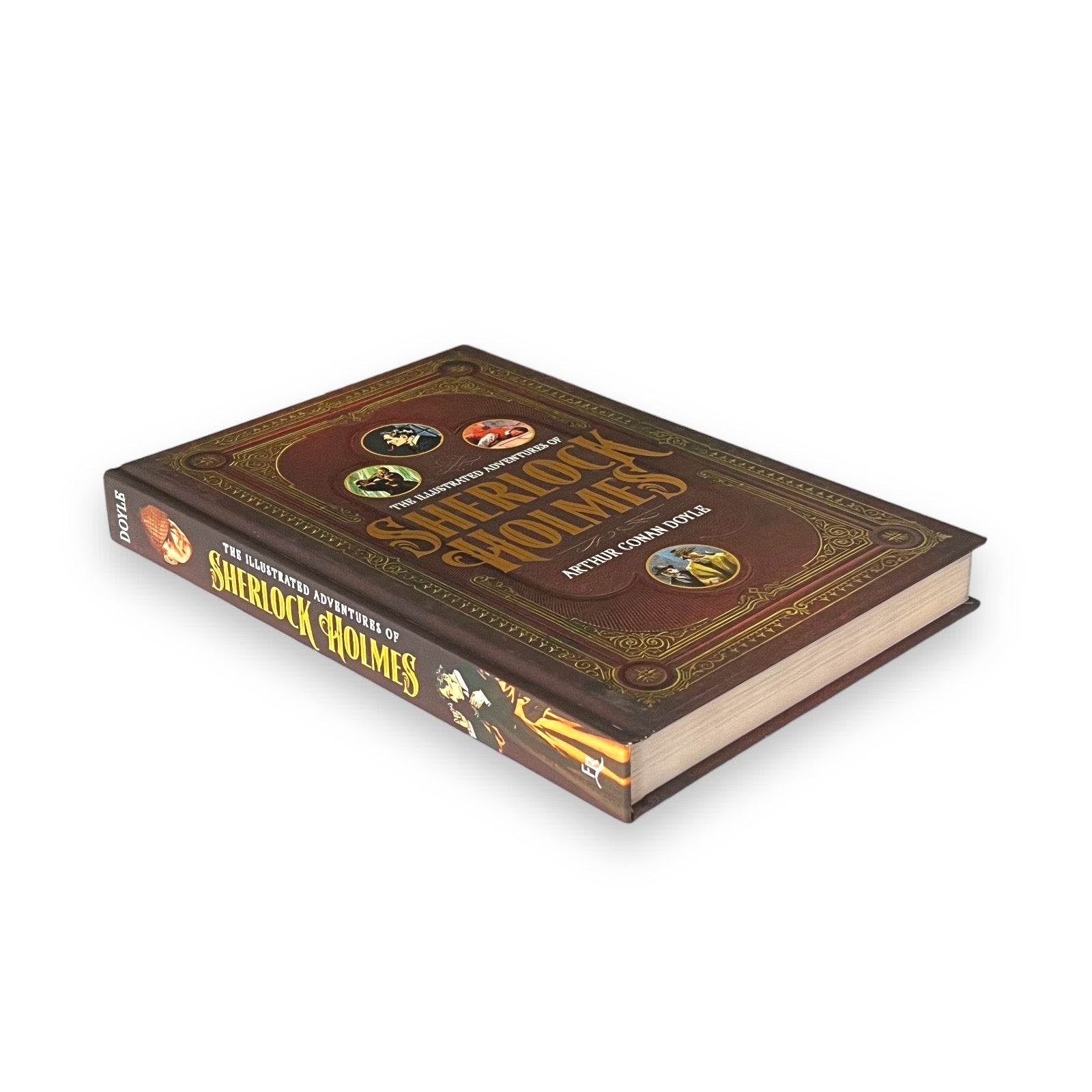The Illustrated Adventures of Sherlock Holmes by Arthur Conan Doyle - Collectible Hardcover